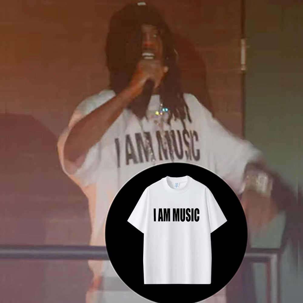 Supreme Box Logo Tee - Rapper Playboi Carti I AM MUSIC