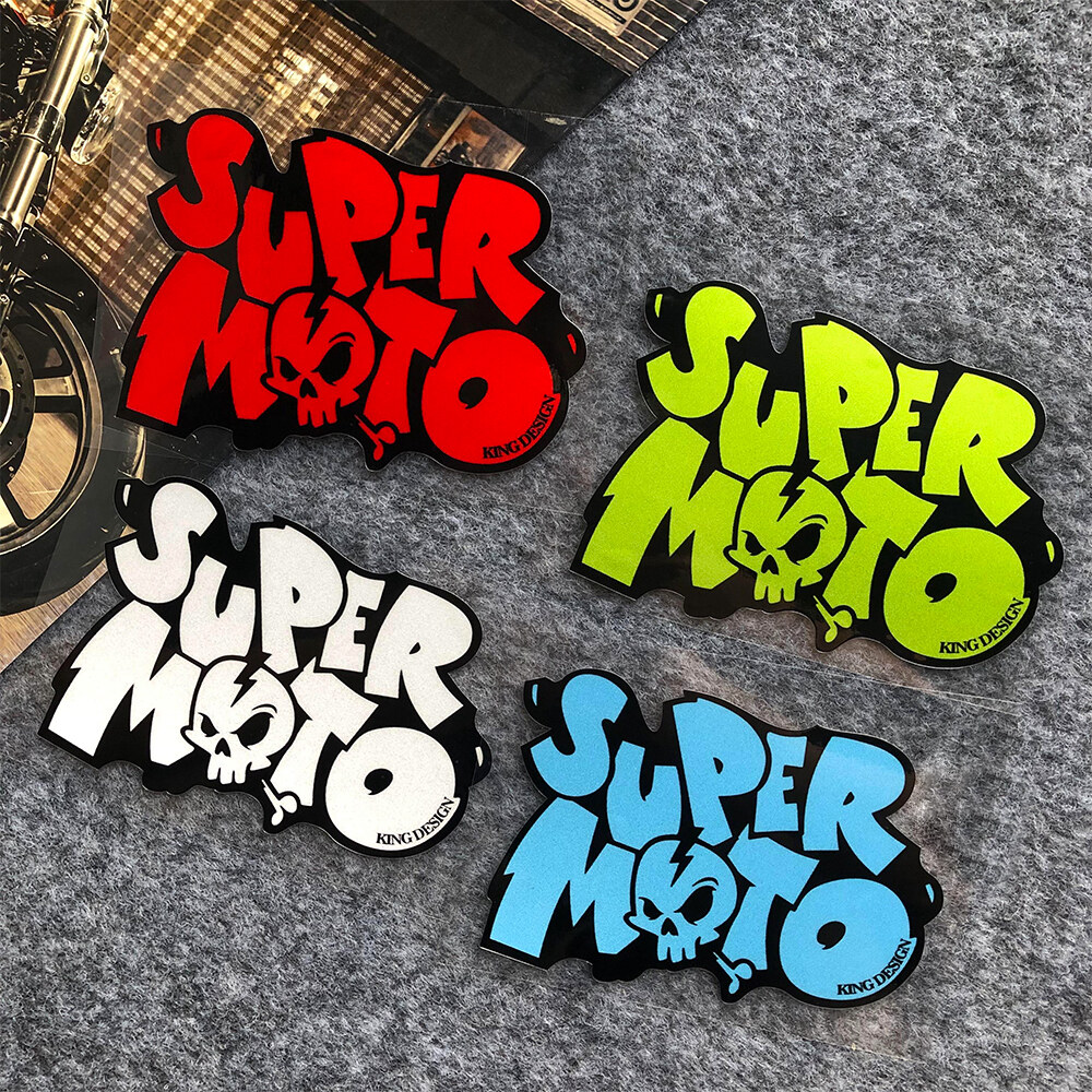 Streetwear Brand Stickers - JDM Super Moto Reflective Stickers Decor