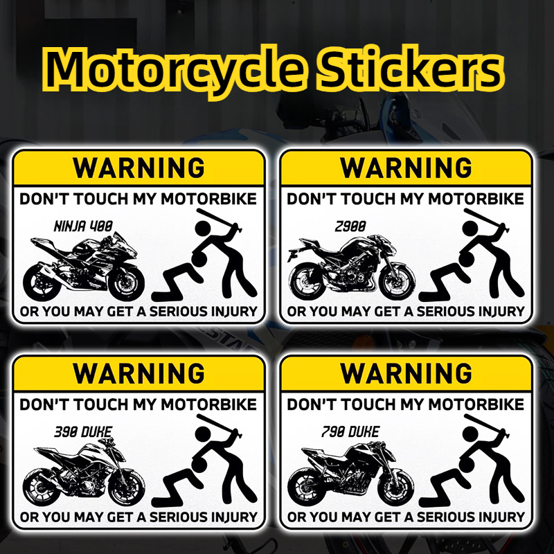 Streetwear Brand Stickers - Funny Dont Touch Warning Mark Text