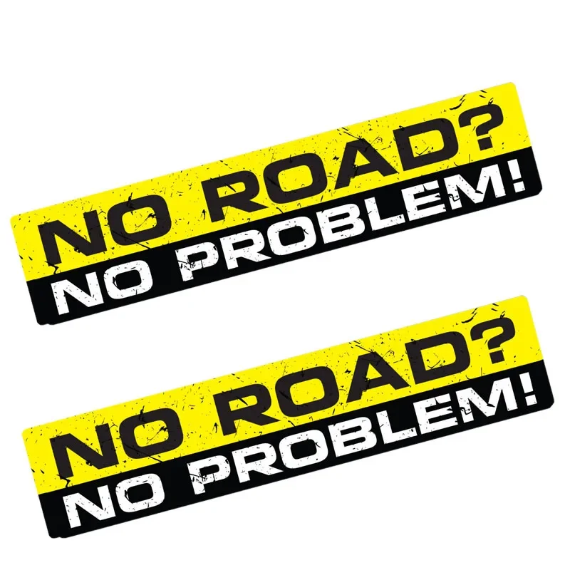 Streetwear Brand Stickers - Car Stickers NO ROAD NO PROBLEM