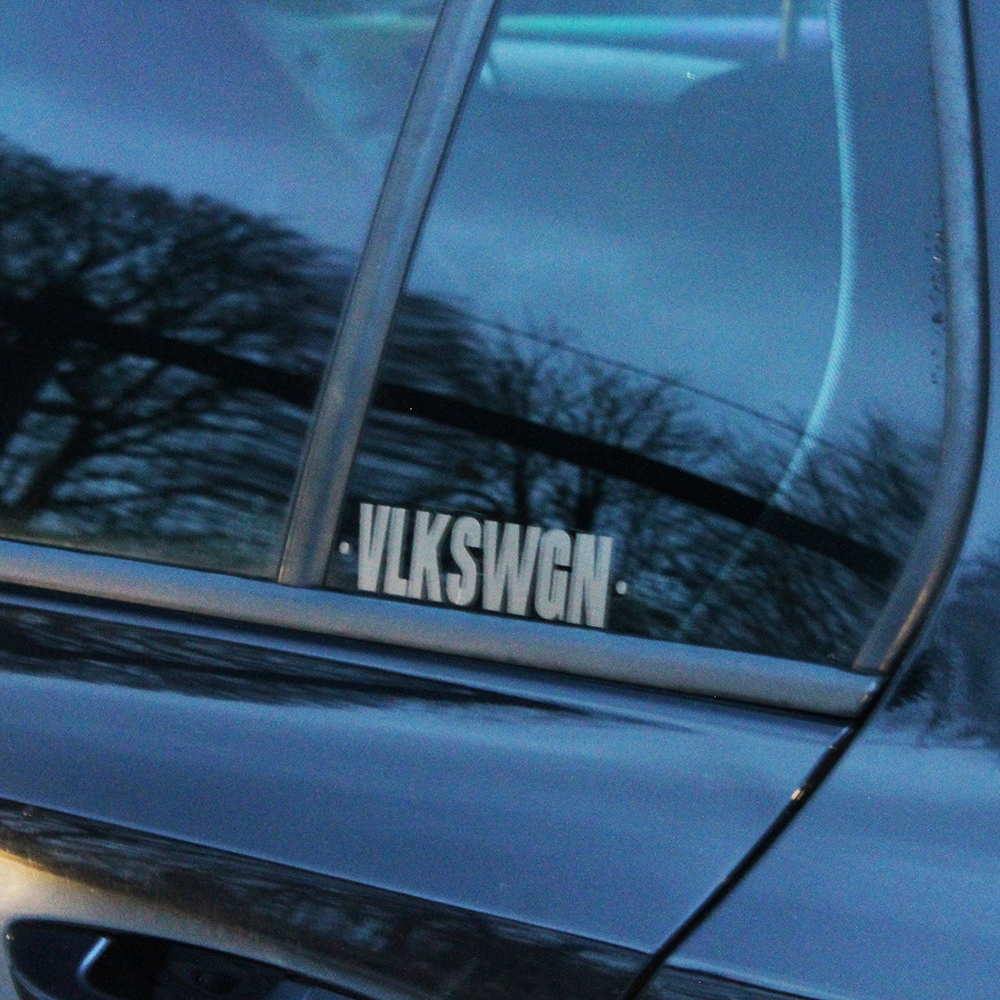 VLKSWGN Words Car Window Shiel - огляд і ціна Streetwear Brand Stickers