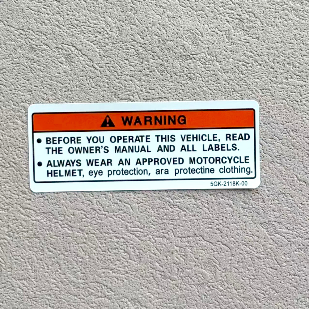 Tank Warning Waterproof Sticke - огляд і ціна Streetwear Brand Stickers
