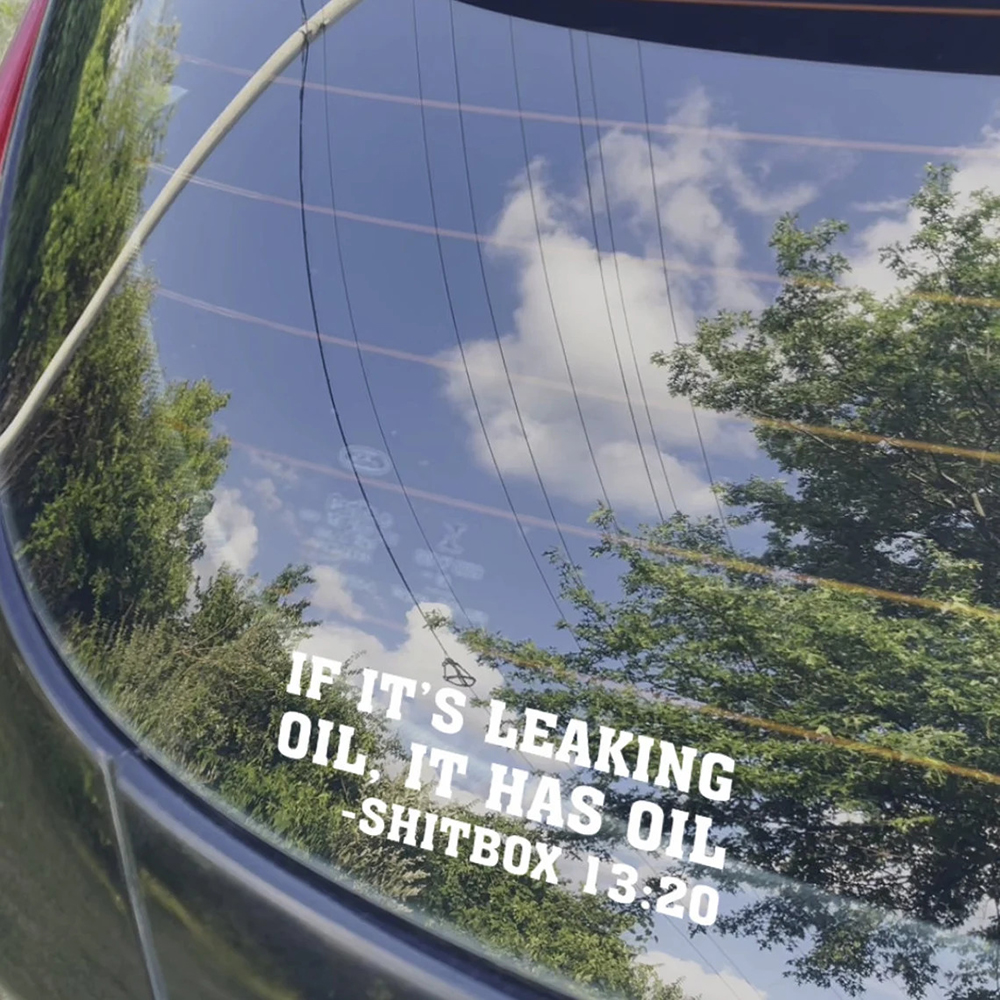 If It's Leaking Oil It Has Oil - огляд і ціна Streetwear Brand Stickers