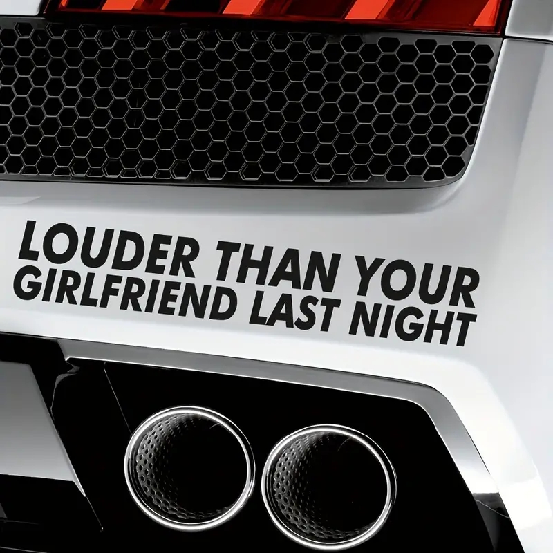 1 pc Louder Than Your Girlfrie - огляд і ціна Streetwear Brand Stickers