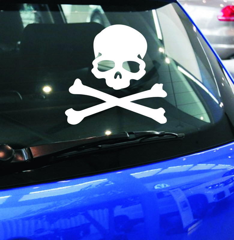 Car Stickers Skulls Pirates Cr - огляд і ціна Streetwear Brand Stickers