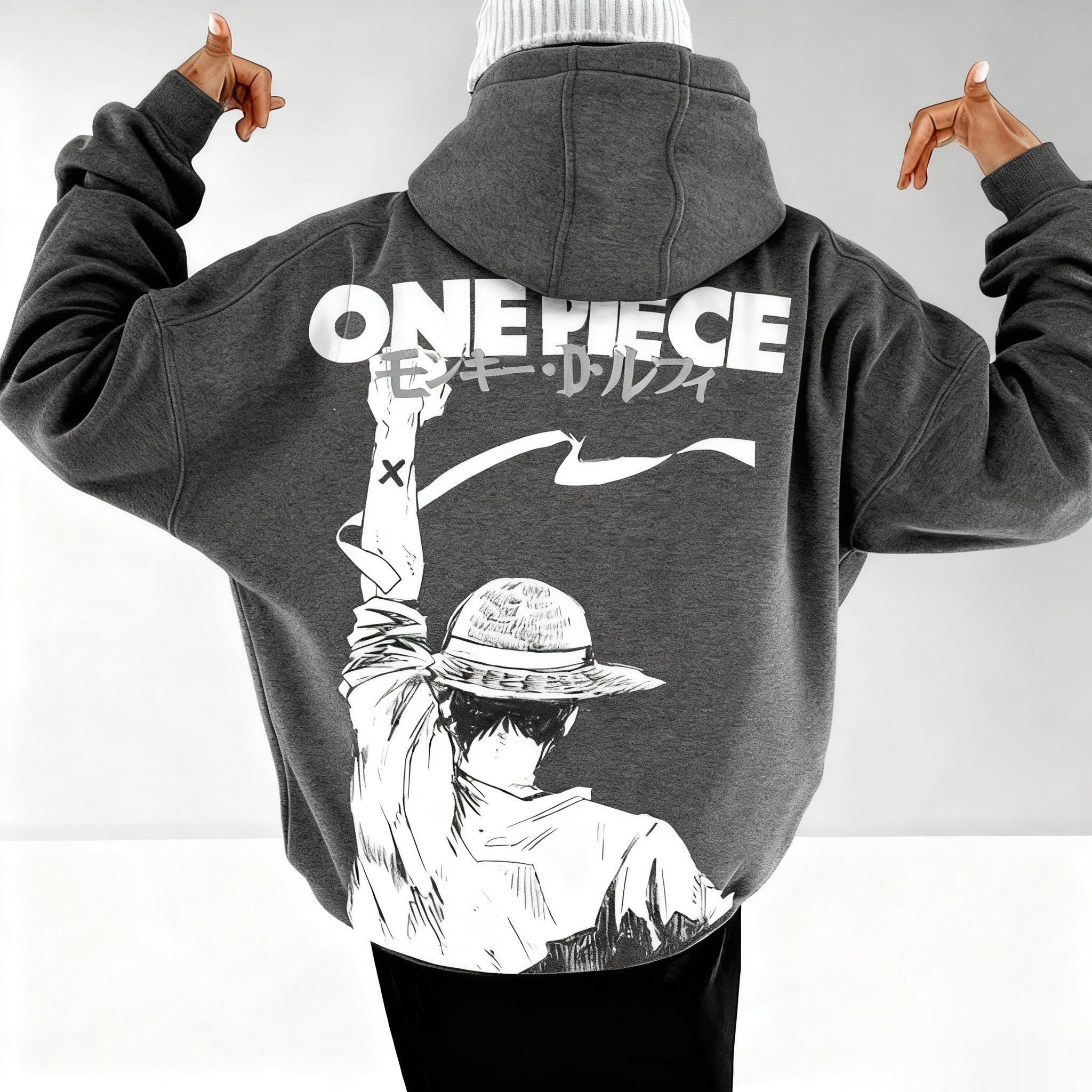 One Piece Anime Hoodie Men Wom - огляд і ціна Streetwear Brand Y2K