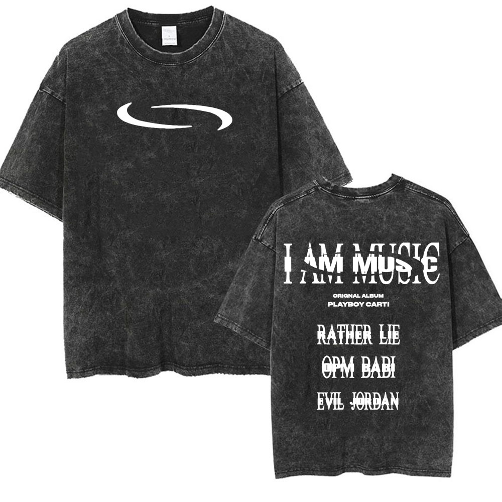 Retro Washed Playboi Carti I A - огляд і ціна Supreme Box Logo Tee