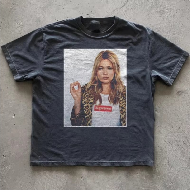 Summer American Y2K printed co - огляд і ціна Supreme Box Logo Tee