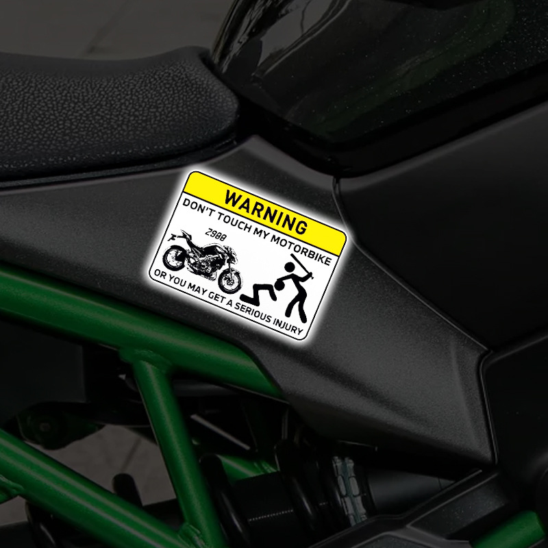 Funny Dont Touch Warning Mark  - огляд і ціна Streetwear Brand Stickers