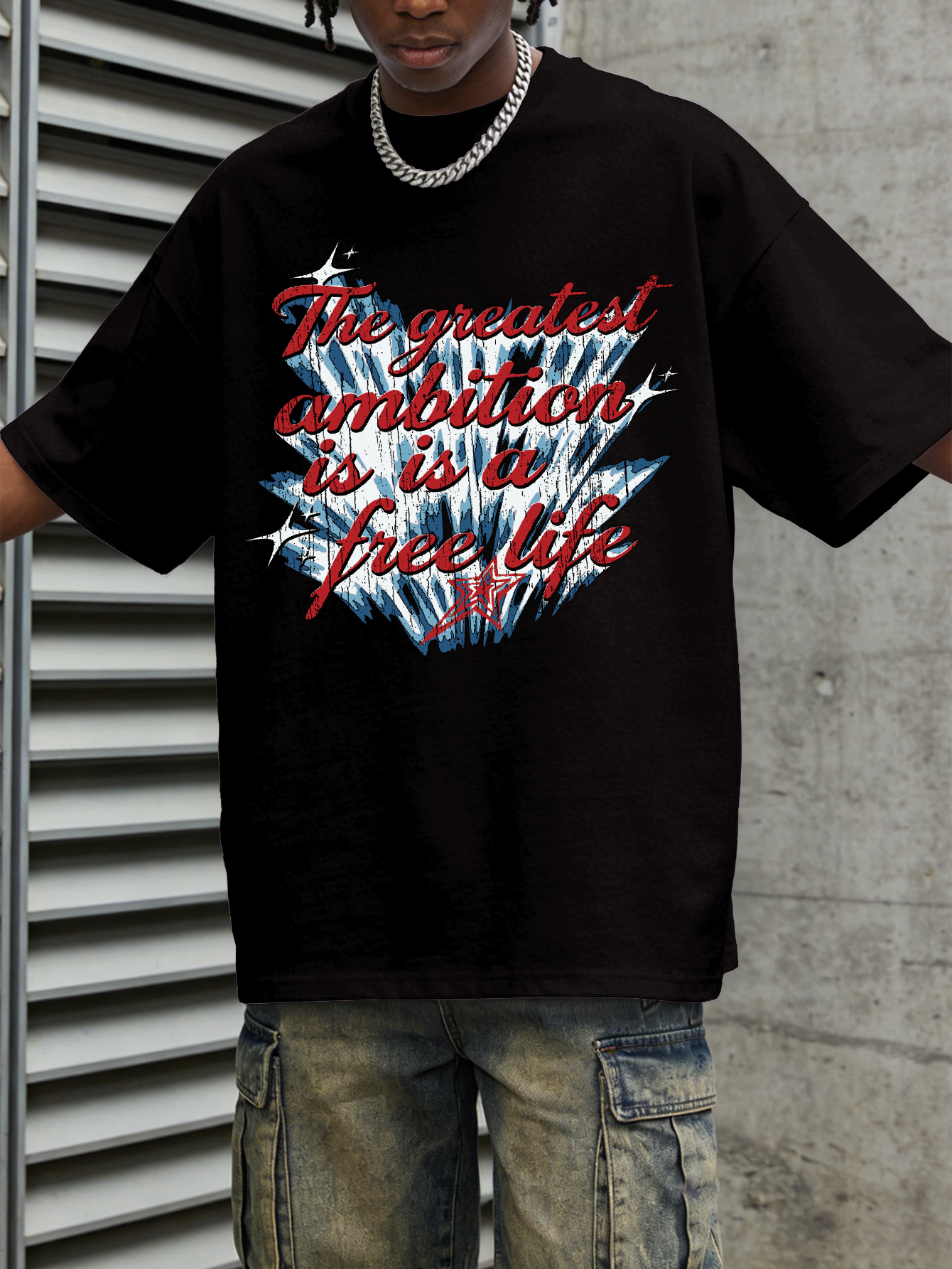 Men's Oversized Streetwear Tee - огляд і ціна Streetwear Brand Slogans