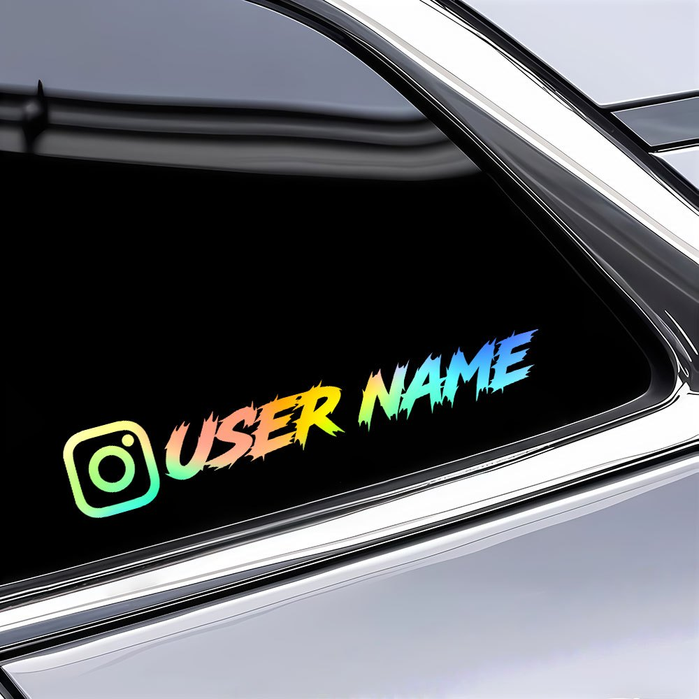 1PC Custom Car Sticker Instagr - огляд і ціна Streetwear Brand Stickers