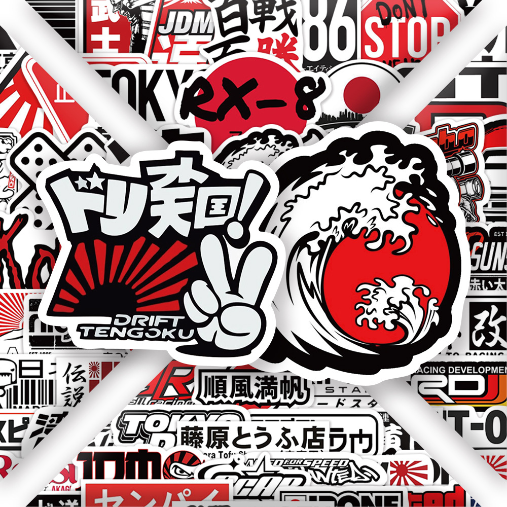 60PCS New Harajuku Style Carto - огляд і ціна Streetwear Brand Stickers