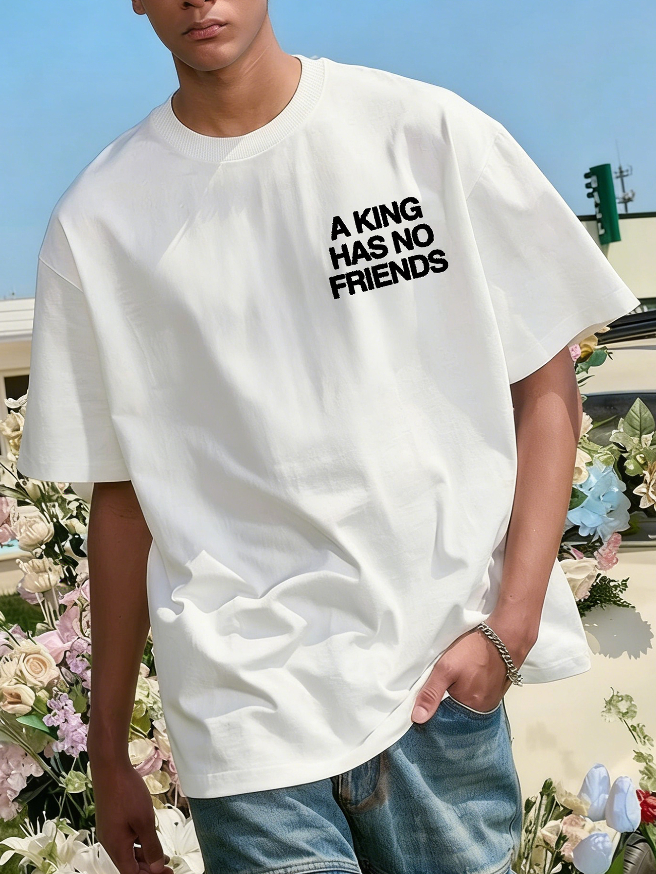 Men's Oversized Gothic Streetw - огляд і ціна Streetwear Brand Slogans