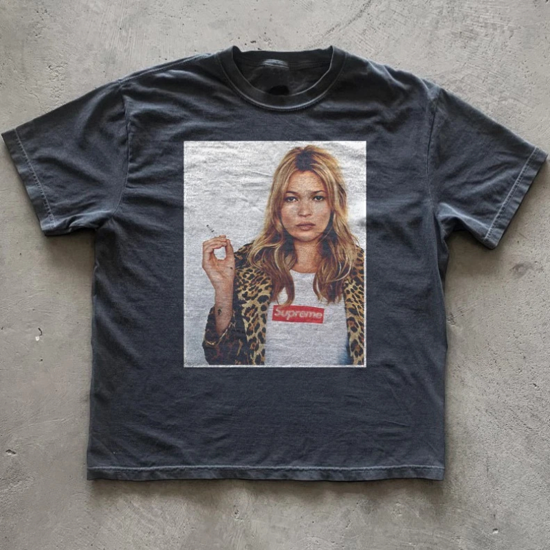 Hot Men Women Singer Music Shi - огляд і ціна Supreme Box Logo Tee