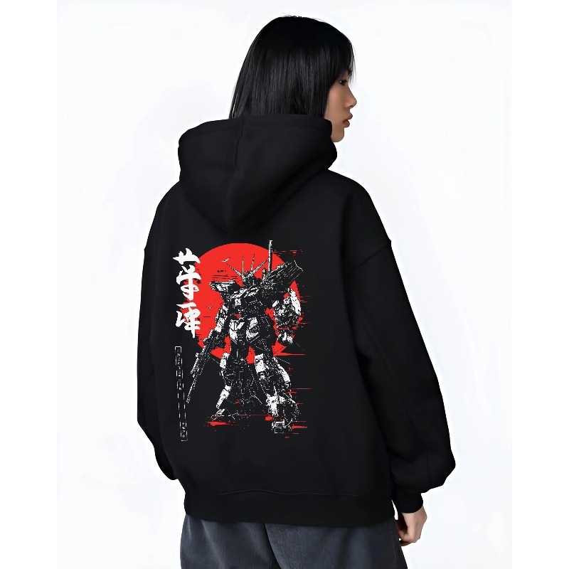 Men's Autumn Winter Black Hood - огляд і ціна Streetwear Brand Y2K