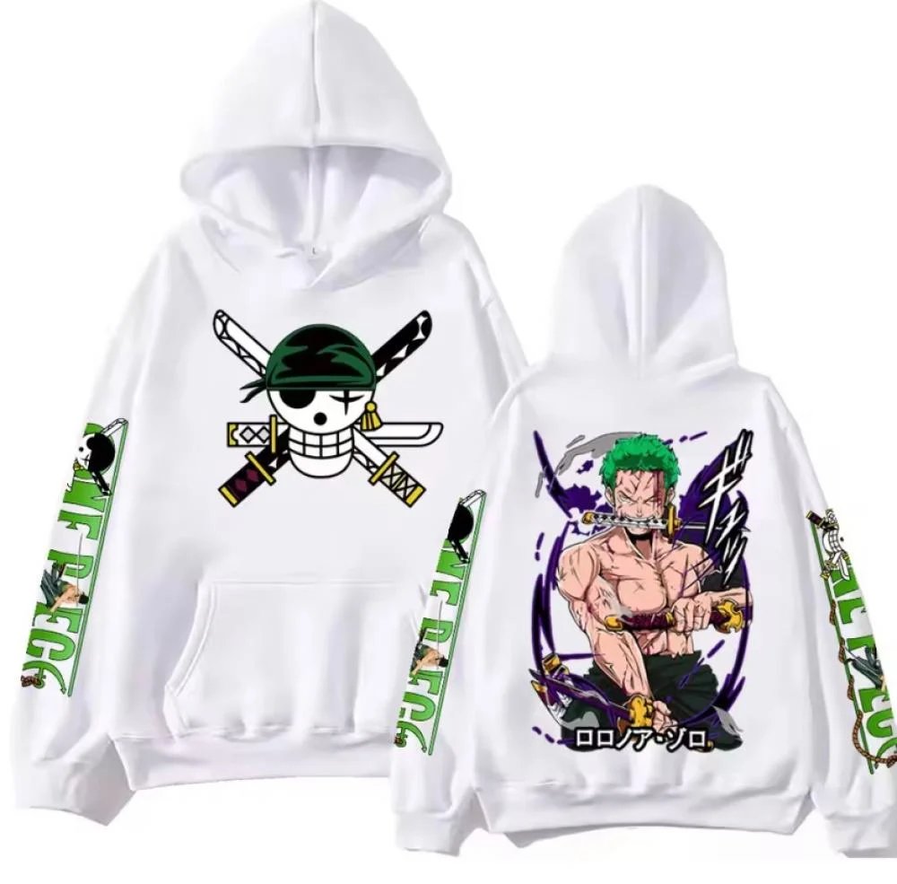 One Piece Zoro Anime Hoodie Sw - огляд і ціна Streetwear Brand Y2K