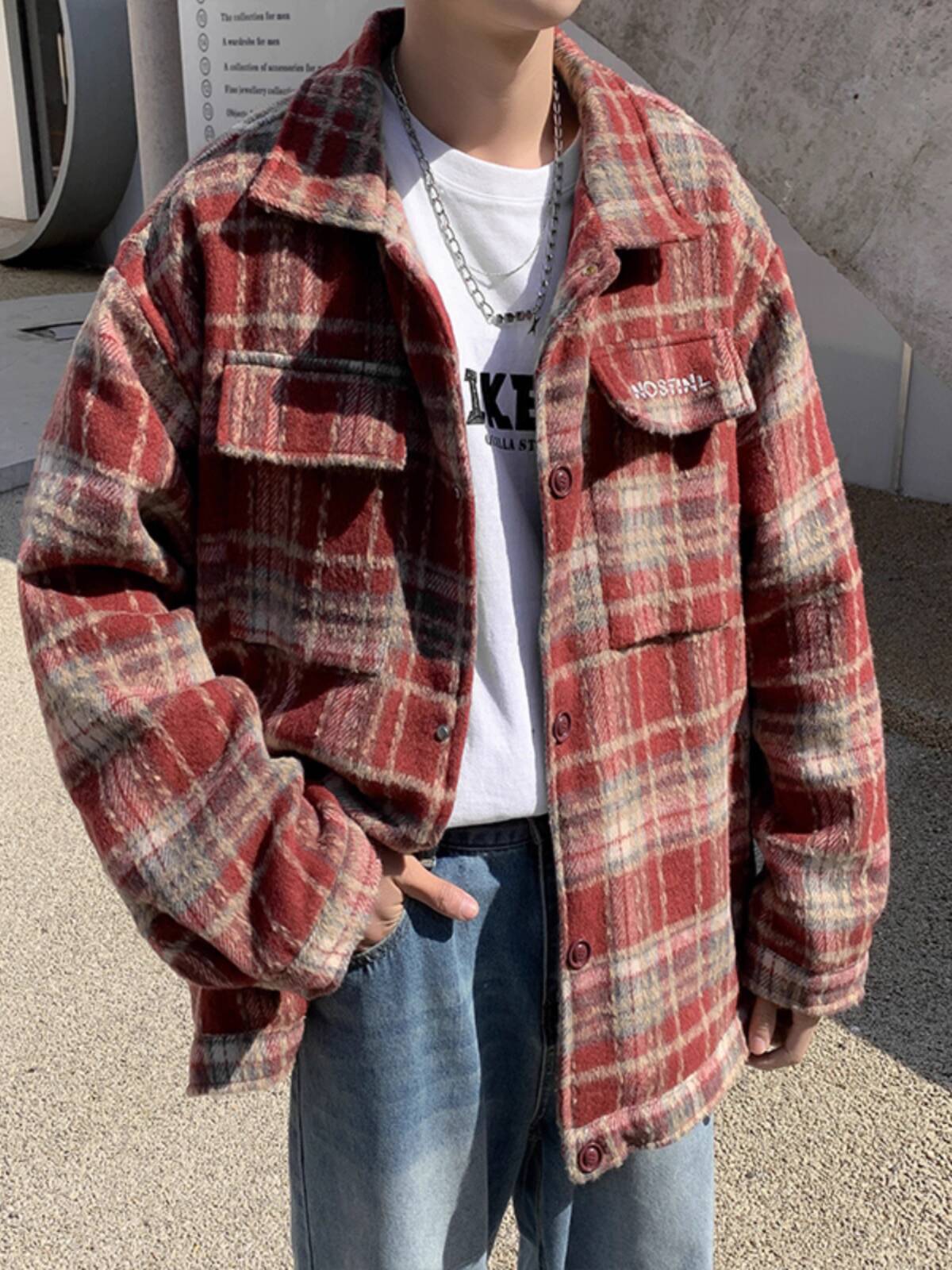Men's Thick Shirts Jacket Autu - огляд і ціна Streetwear Brand England