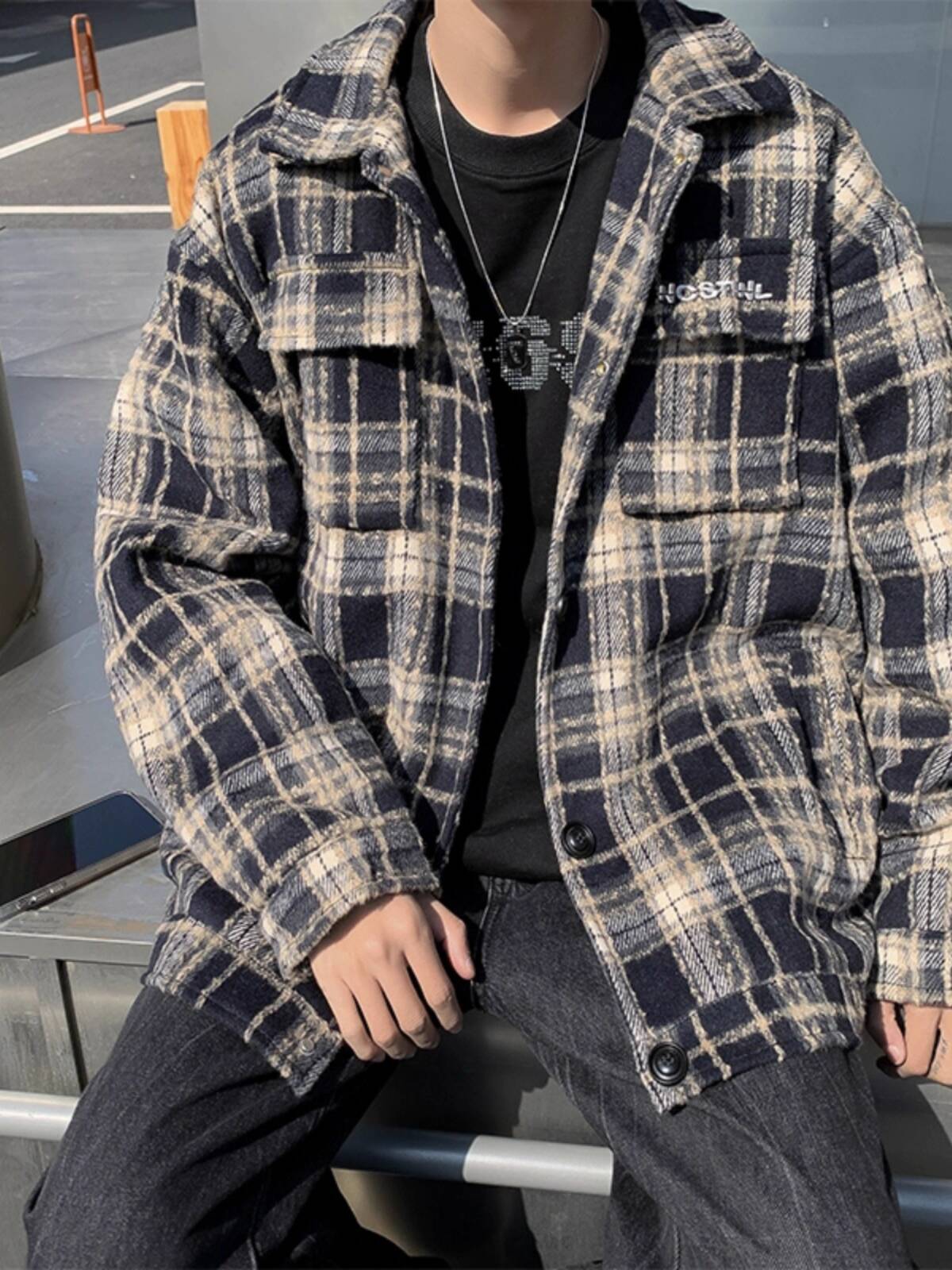 Men's Thick Shirts Jacket Autu - огляд і ціна Streetwear Brand England